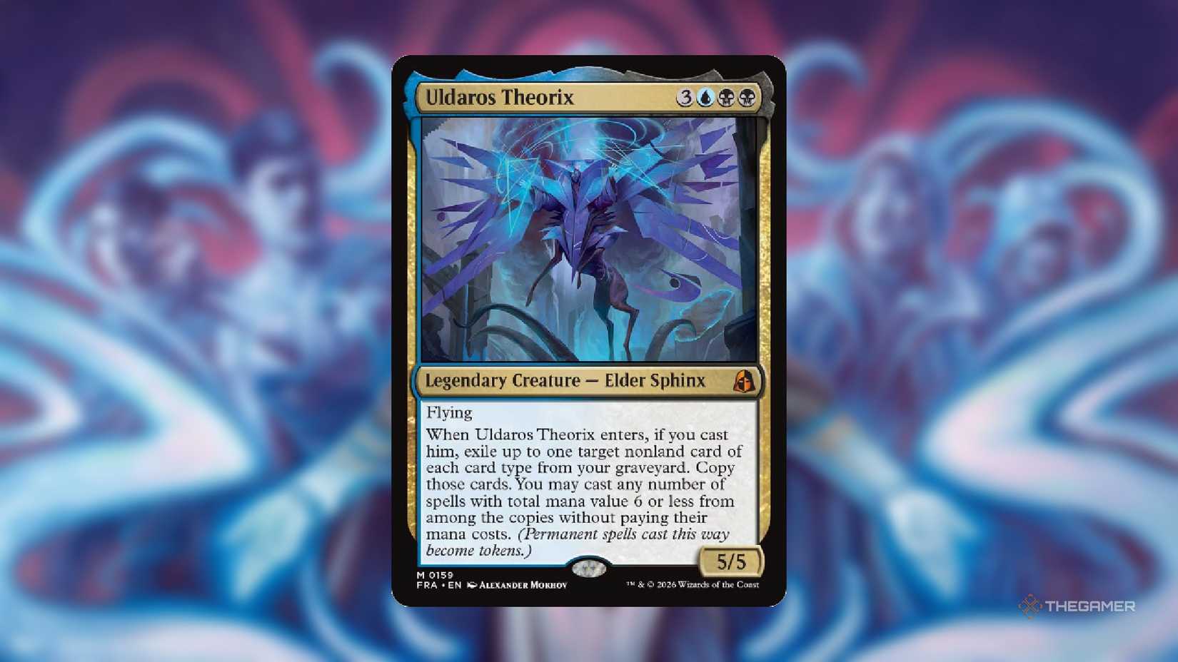 An image of the Uldaros Theorix MTG card from Reality Fracture.