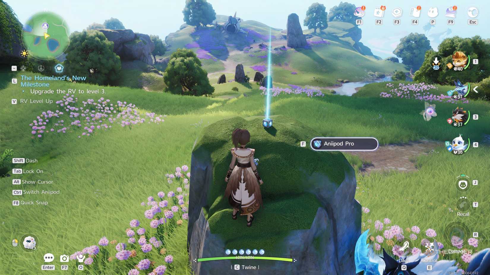 A player is about to collect a Wild Aniipod Pro.
