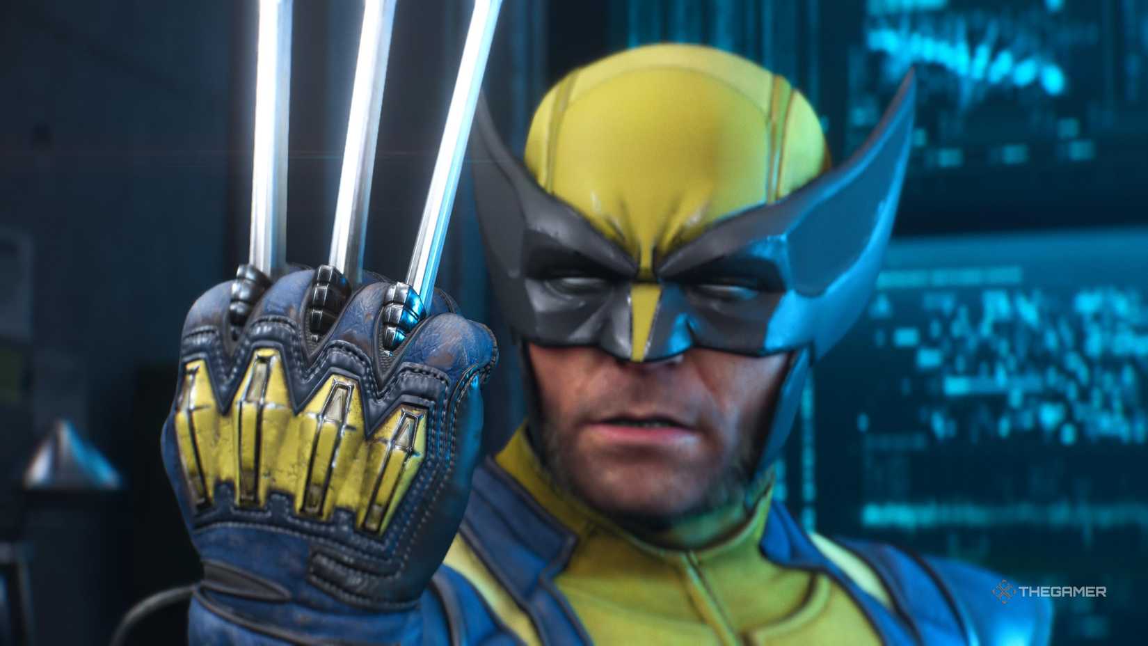 Logan with his claws out in Marvel's Wolverine.