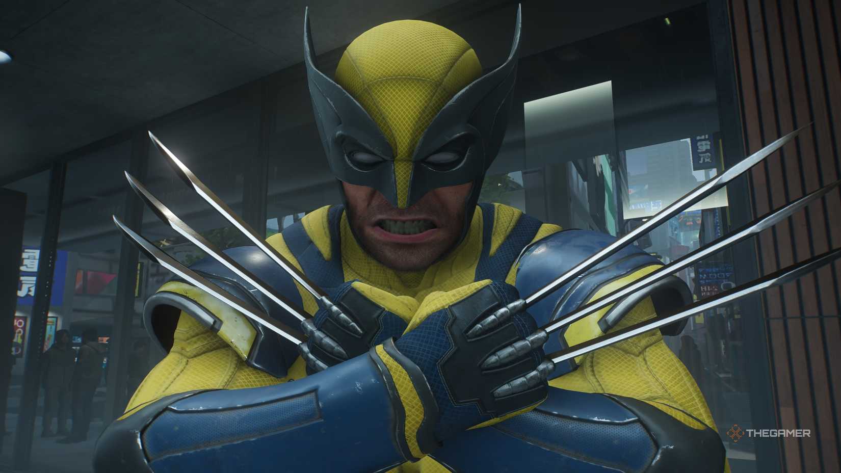 wolverine baring his claws in marvel's wolverine.