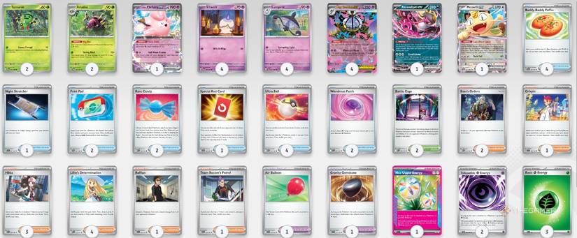 Mega Chandelure EX decklist.