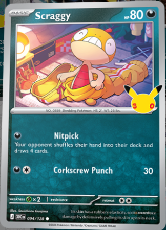 Regular Pokemon of the 30th Anniversary Collection.
