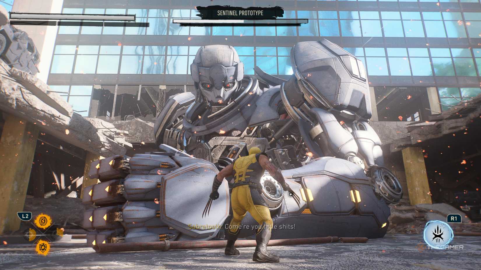 Sentinel Prototype boss' Second Phase in Marvel's Wolverine