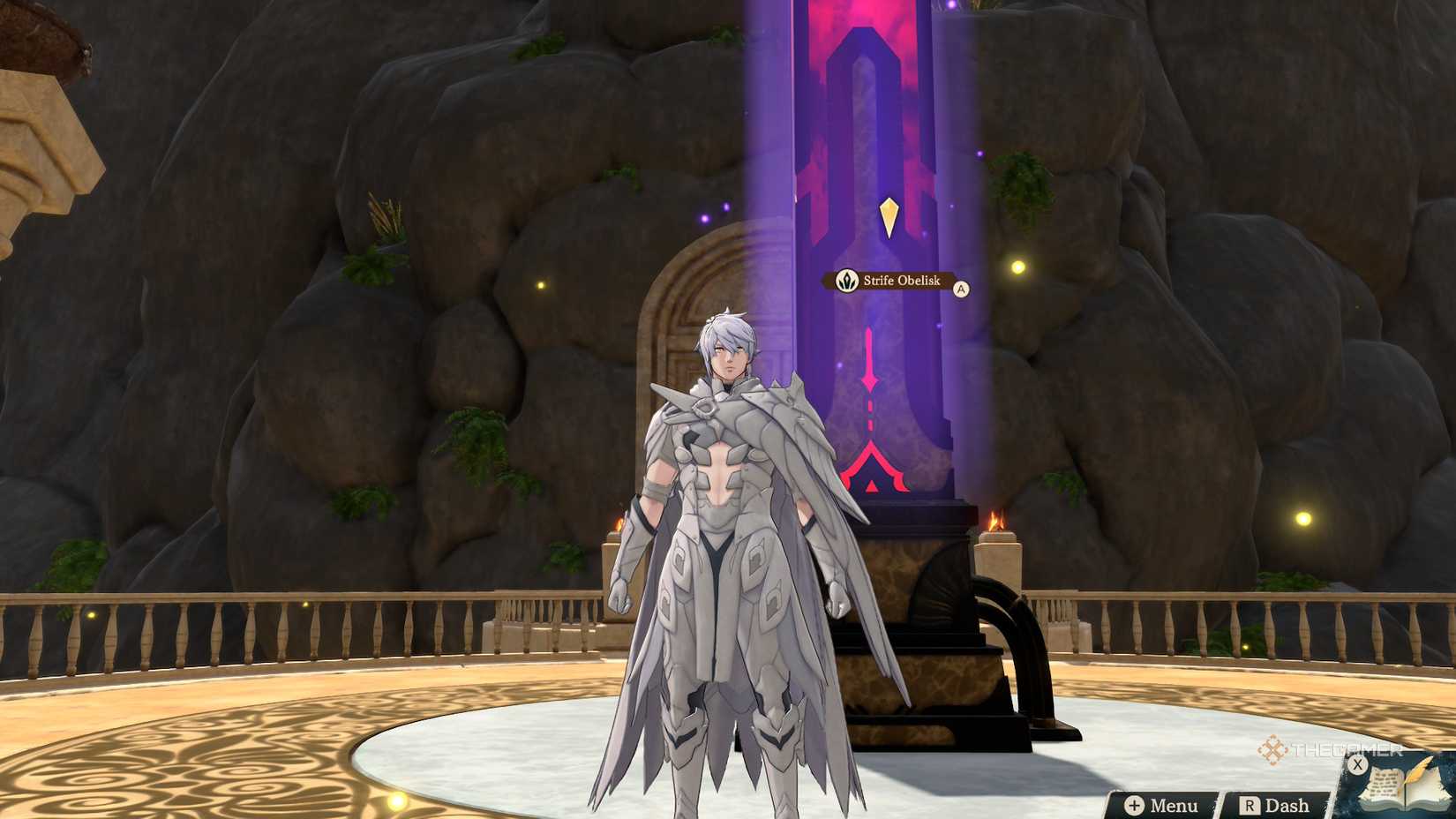 The Strife Obelisk in Fire Emblem Fortune's Weave.