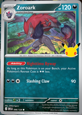 Regular Pokemon of the 30th Anniversary Collection.