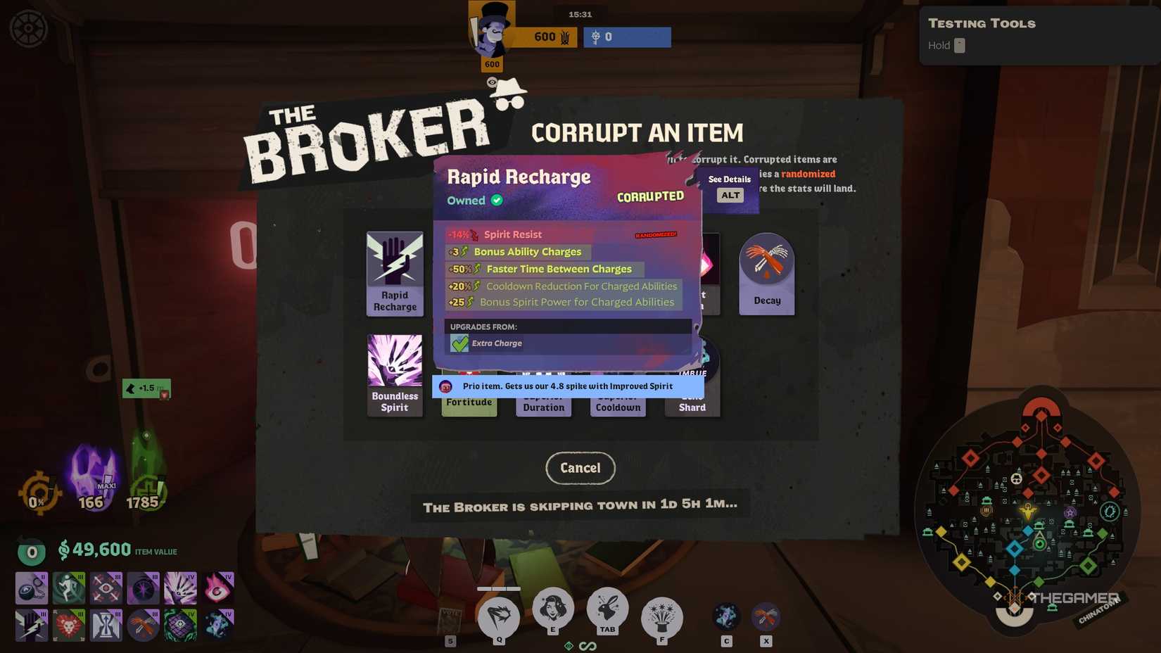 A player in the City Never Sleeps content update in Deadlock.