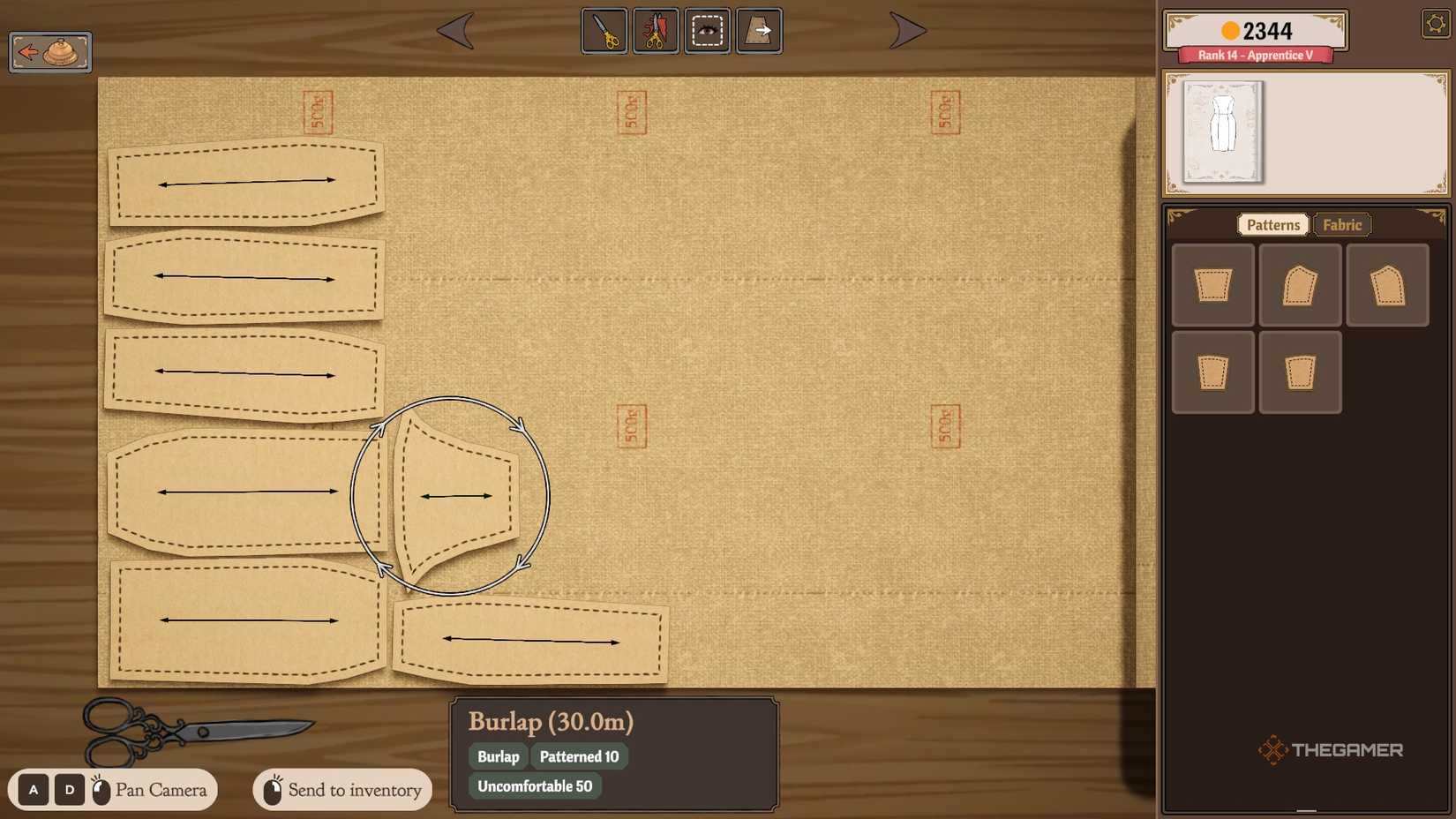 How The Burlap Challenge Works In Dressmaker