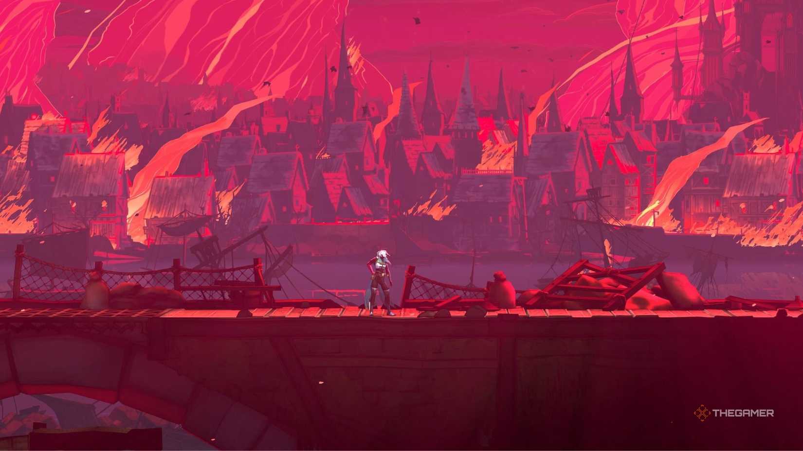 Rose wearing the Cursed's Costume skin in Castlevania: Belmont's Curse.