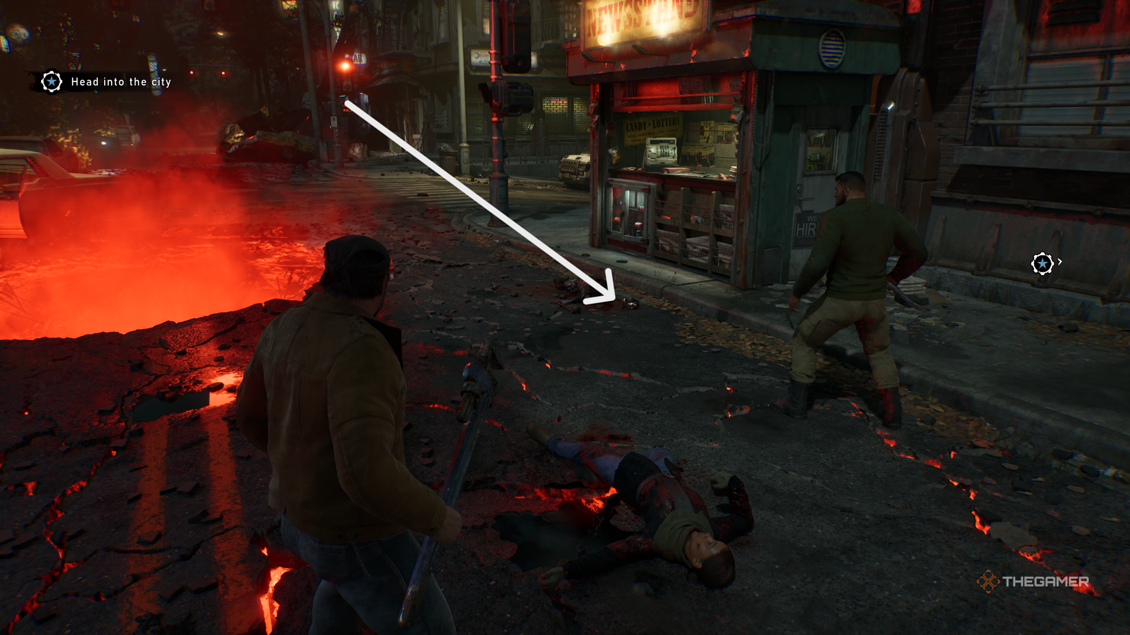 A player getting all Act 1 collectibles in Gears of War: E-Day.