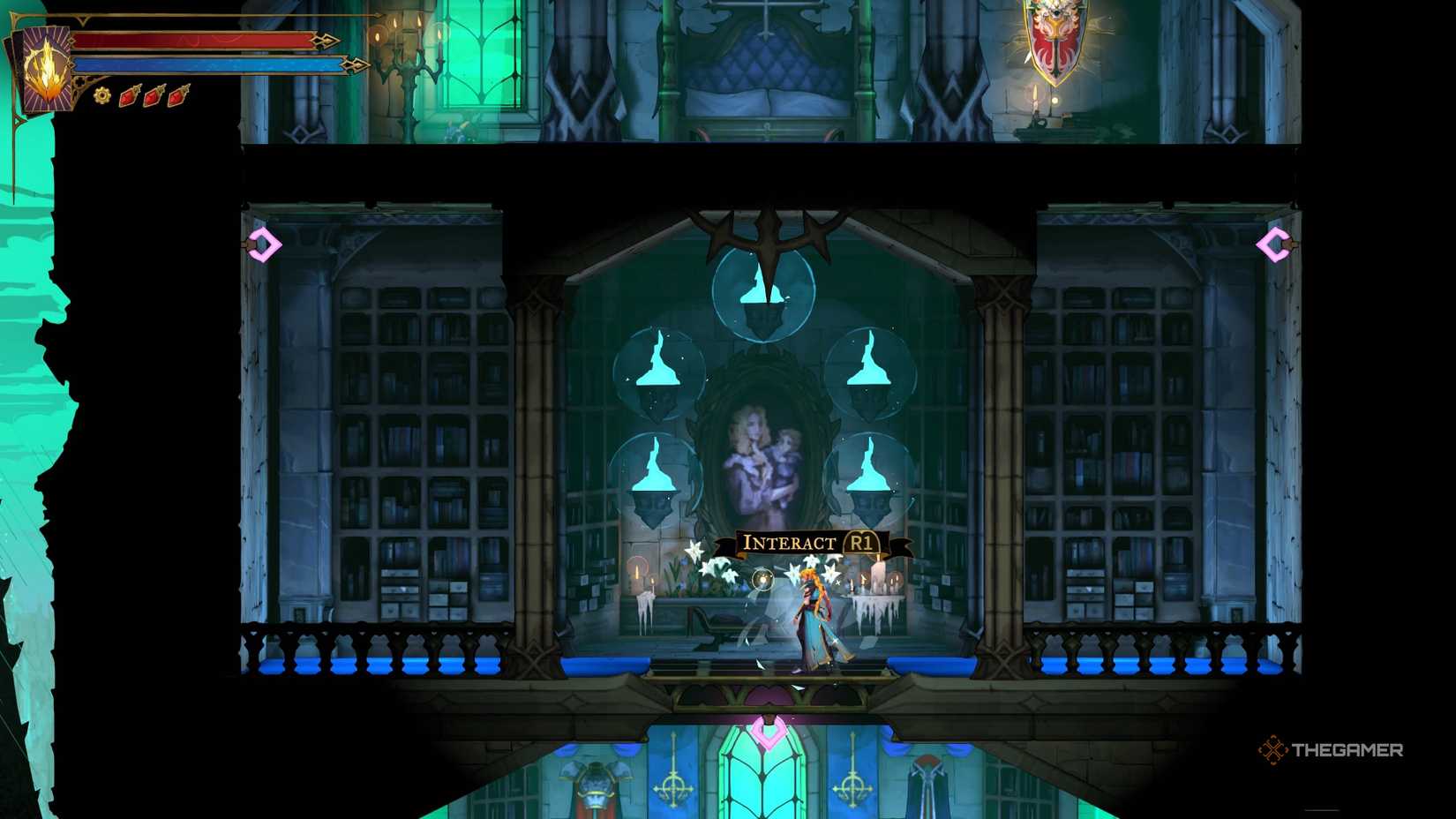 The room leading to Alucard's Sword and Shield in Castlevania: Belmont's Curse.