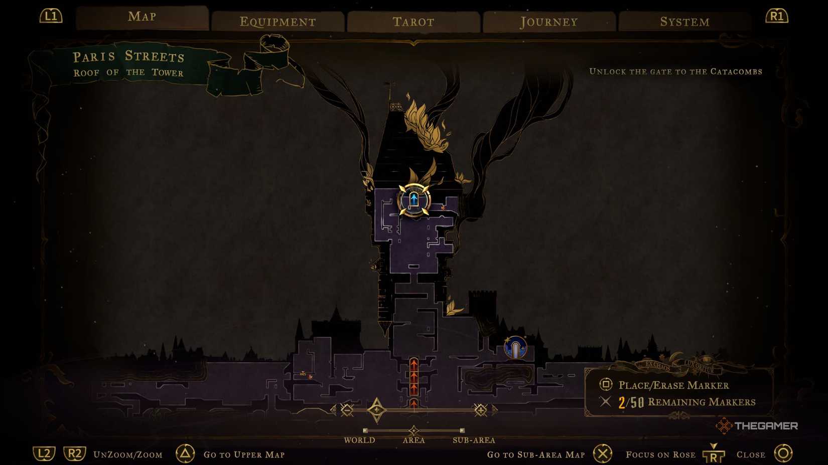 The location of the Burnt Sword of Fierbois weapon in Castlevania Belmont’s Curse.