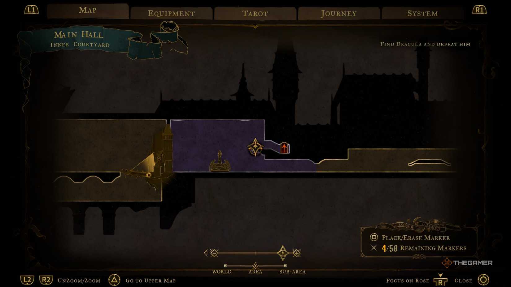 The location of the Morning Star weapon in Castlevania Belmont’s Curse.