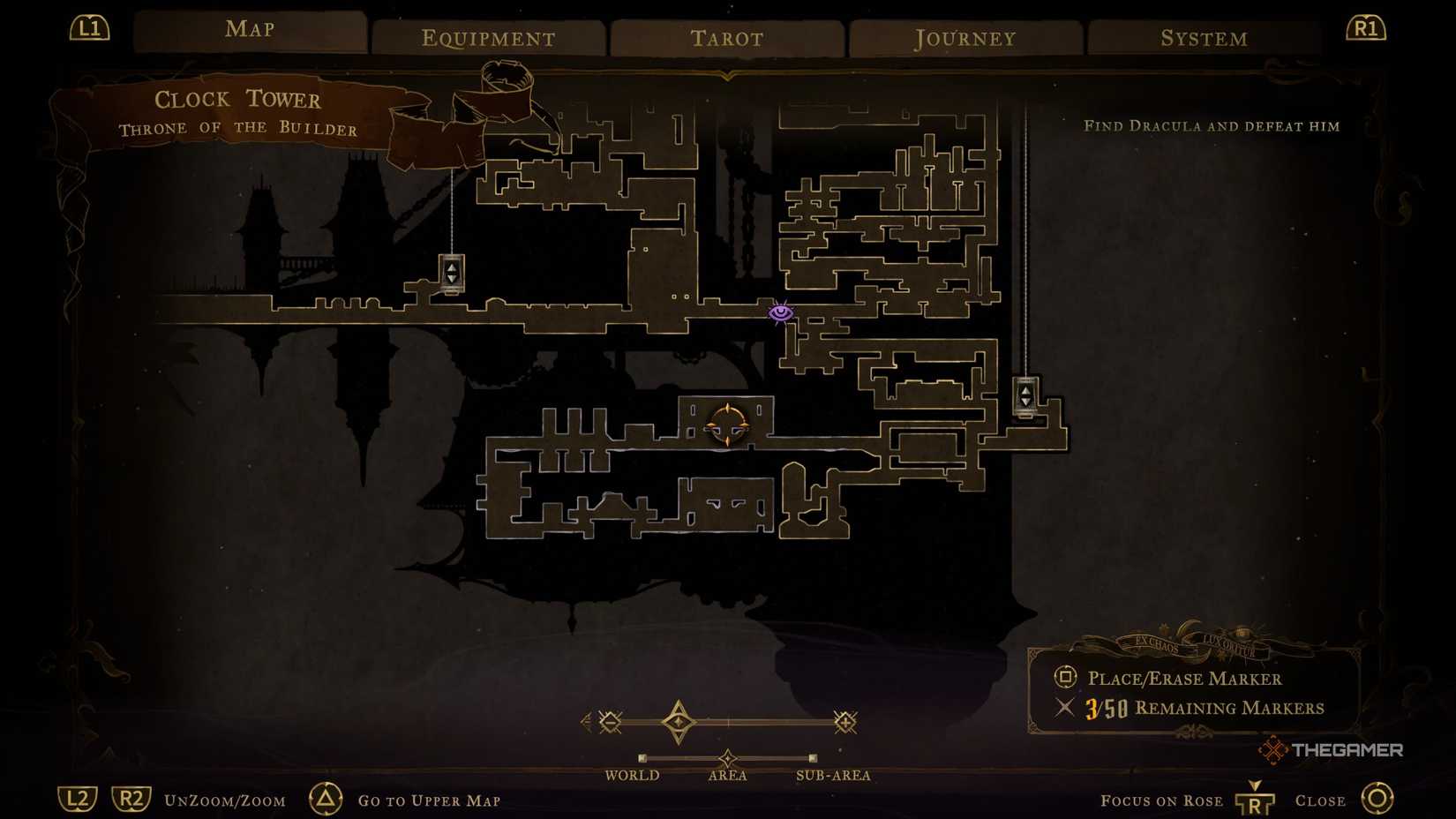 The location of the Fists of Talos weapon in Castlevania Belmont’s Curse.