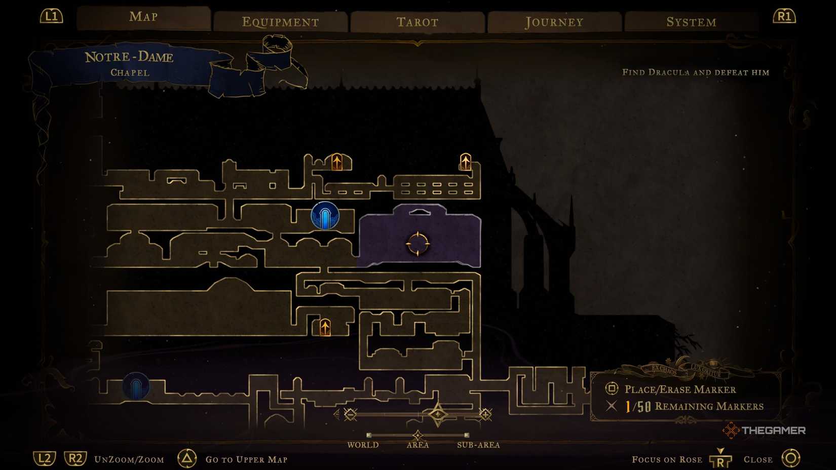 The location of the Excalibur weapon in Castlevania Belmont’s Curse.