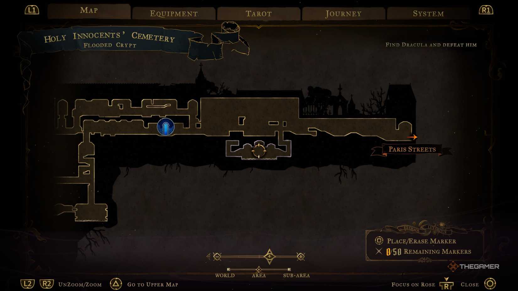 The location of the Almace and Hauteclaire weapon in Castlevania Belmont’s Curse.