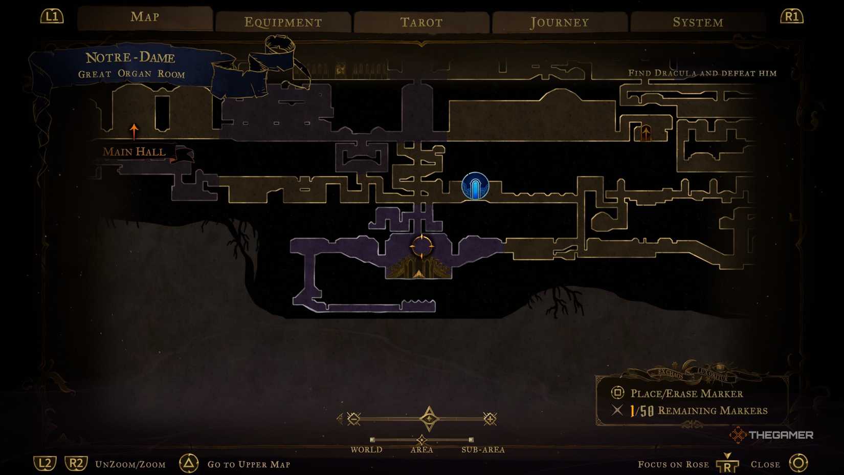 The location of the War and Famine weapon in Castlevania Belmont’s Curse.