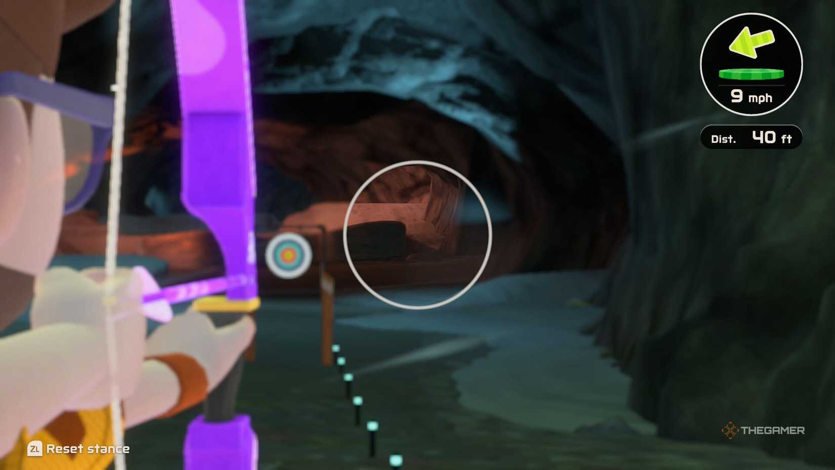 hidden pinata in switch sports resort archery.