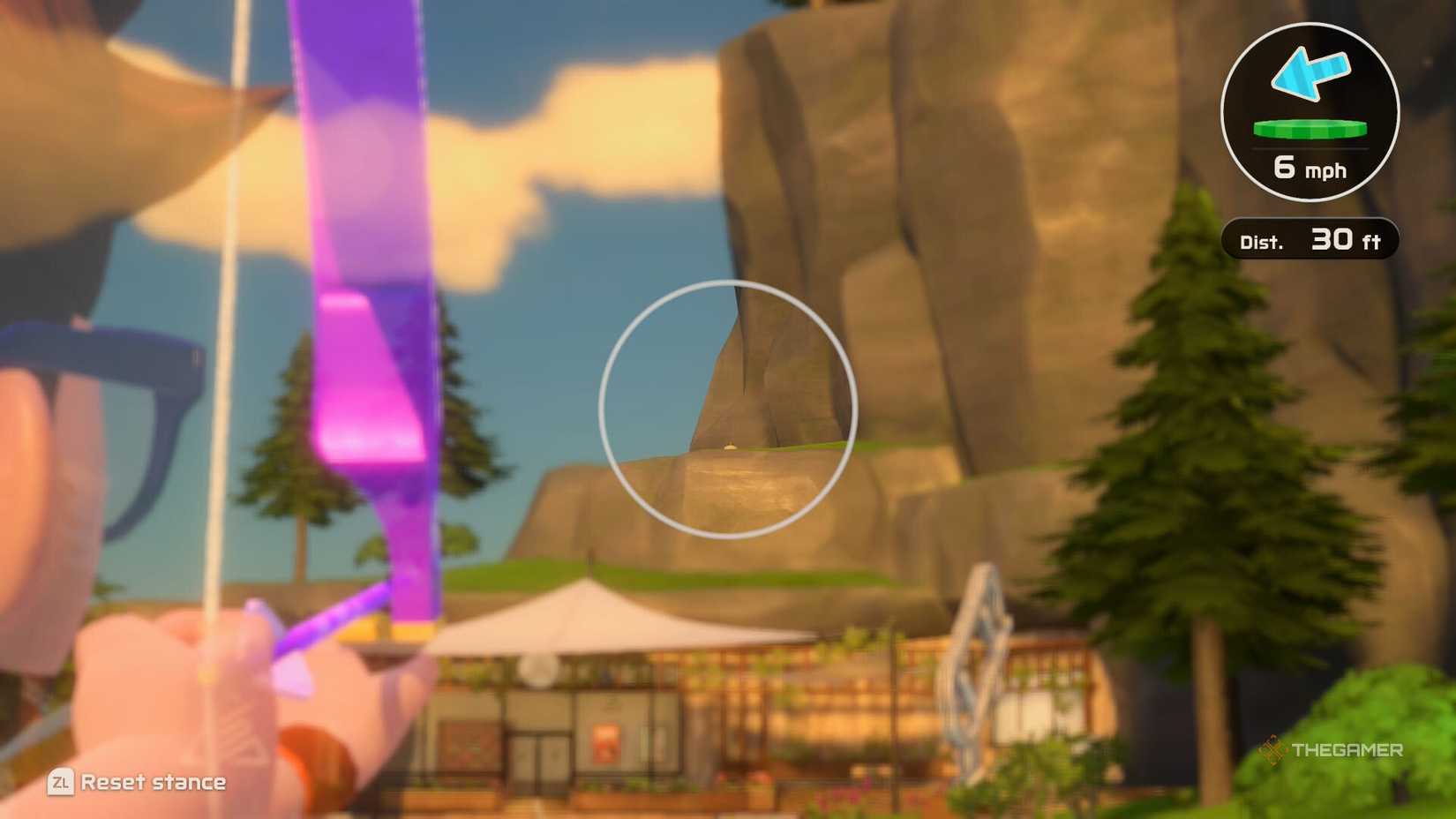 hidden melon in switch sports resort archery.