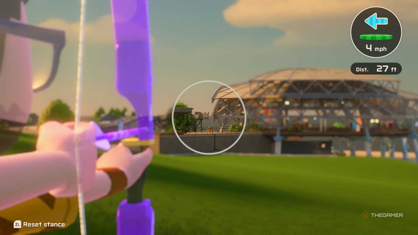 hidden burger target in switch sports resort.