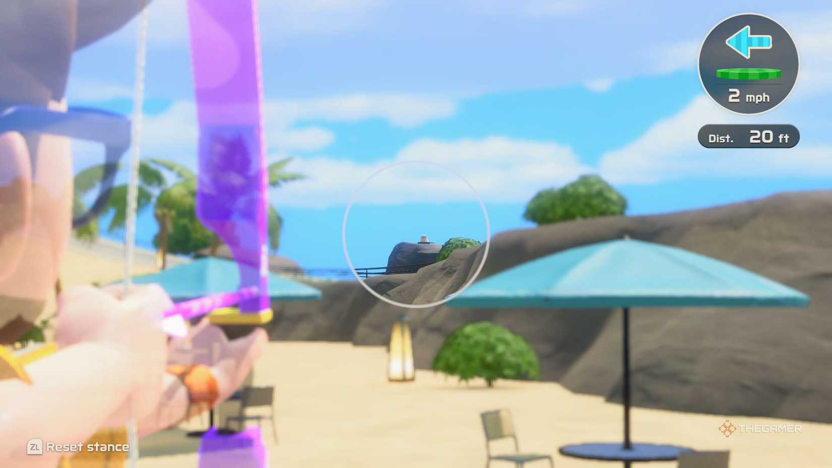 secret purin target in switch sports resort.