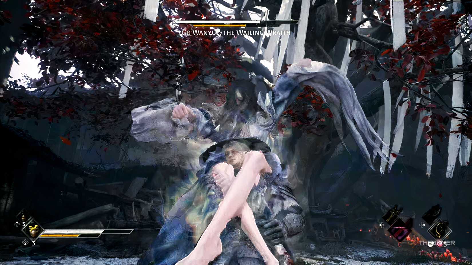 Guida a Phantom Blade Zero: come battere Gu Wanyue, il Wailing Wraith 4 Il Wailing Wraith è sulle spalle di Soul e usa l'attacco che spezza il collo.