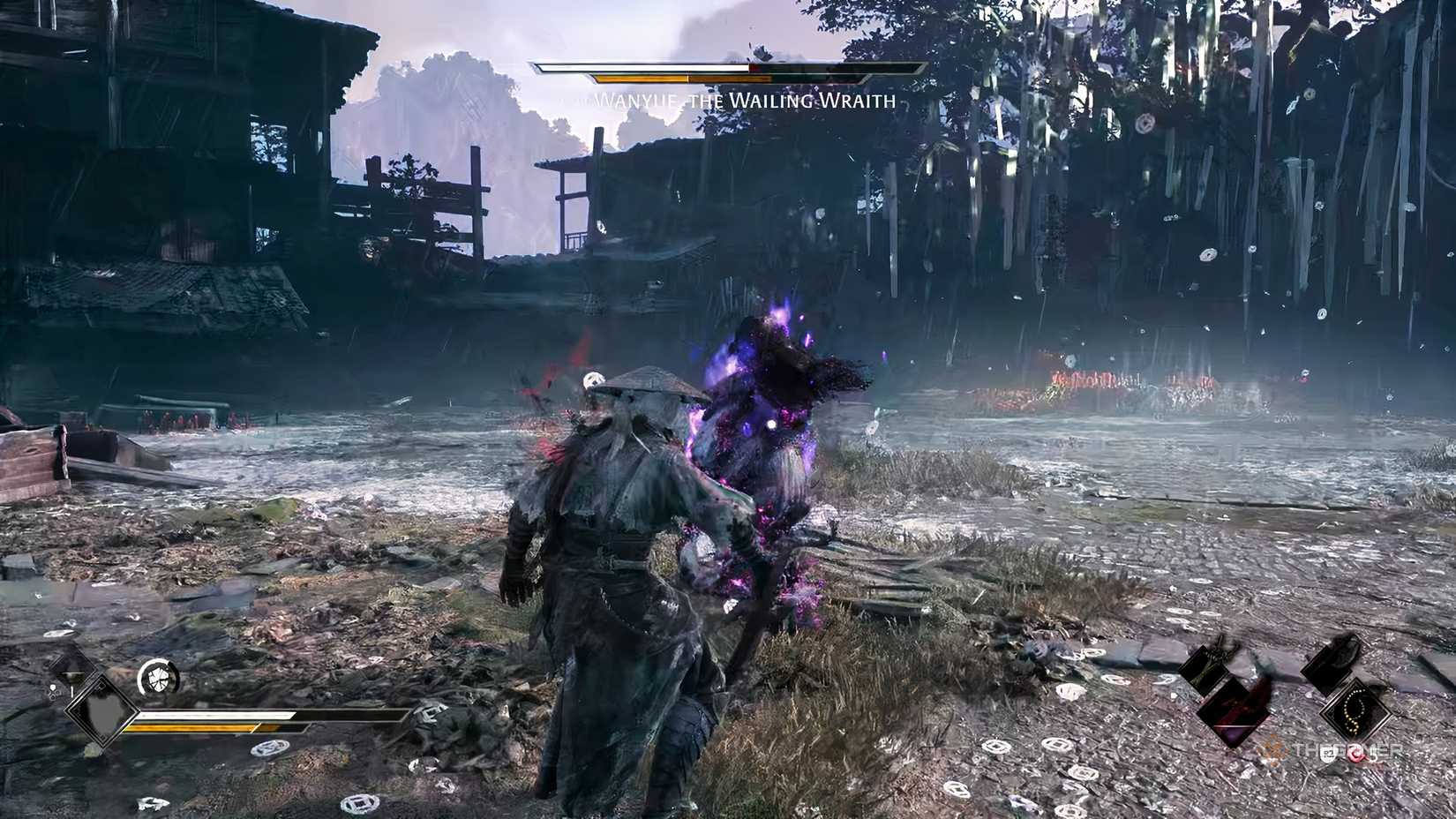 Soul di Phantom Blade Zero combatte contro il Wailing Wraith.